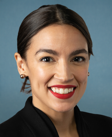 Portrait of Alexandria Ocasio-Cortez